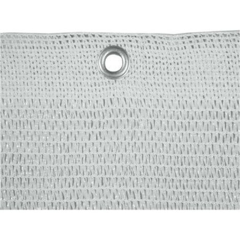 Rete per ponteggi bianca antipolvere colore bianco h 1,8x25 mt (1/3)