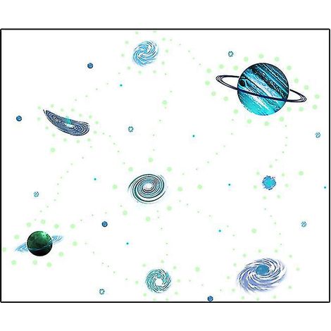1 Set Planeten-Wandtattoo