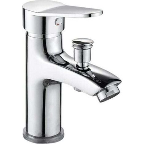Mitigeur de douche,Mitigeur Bains/Douche, Monotrou Chromé,Mitigeur monocommande Bain (1/4)