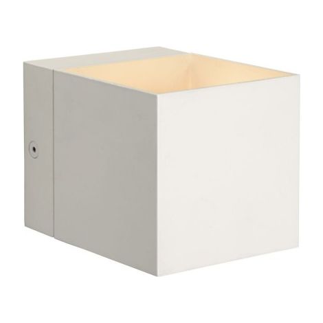 Applique Lucide Devi bianca alluminio G9 40W IP20 monoluce