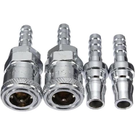 Mâle Femelle 8Mm Tuyau De Gaz Buse De Cuivre Connecteur À Libération Rapide Caravan BBQ Ph (1/5)