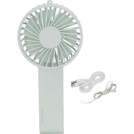 Ventilateur de Poche Rechargeable USB, Portable et Pliable pour Maison, Bureau et Voyage - Vert (1/5)