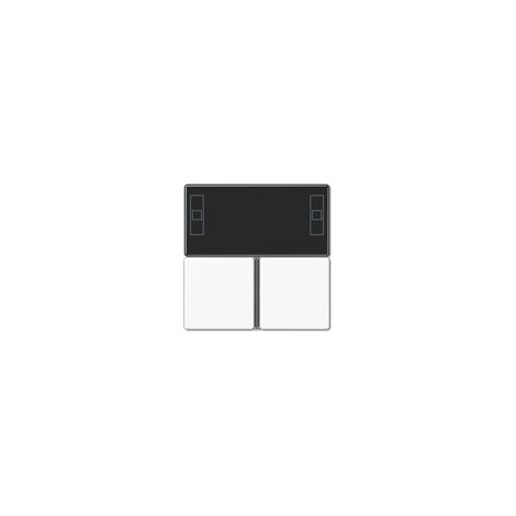 Interrupteur KNX Jung a 4093 tsa ww design épuré blanc