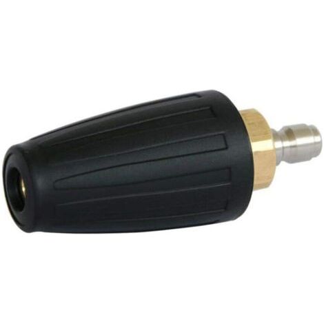 Boquilla rotativa de alta presión, puntas de boquilla rotativa turbo de 3600 lb/pulg², boquillas rotativas de conexión rápida de 1/4" para hidrolavadoras de agua fría (04 (1/4)
