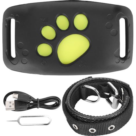 Collier GPS localisateur suivi appareil type pour animal de compagnie chien chat vache mouton étanche 8 - résistant et lavable (1/5)