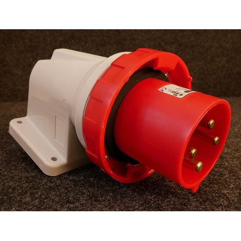 Socle Connectable Saillie 90° 3P+T 63A 400V 6H GEWISS GW61452 (1/2)