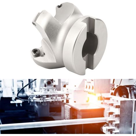 Tête de fraisage pour tour CNC KM12 50-22 + plaquettes de coupe SEKT1204 (1/5)