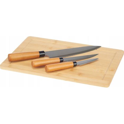 Kinvara Set Tagliere in Bambù 40x26 cm