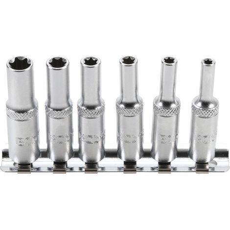 Bgs bussole Torx femminili lunghe 1/4 e4, e5, e6, e7, e8, e10