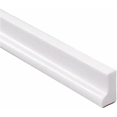 Hochwassersperre, Schwellenstangendichtung, Falttürleiste für den Innenbereich, Dusch- und Badewannenwand zur Nass- und Trockentrennung, geeignet für Küche und Badezimmer (100 cm, weiß) (1/5)