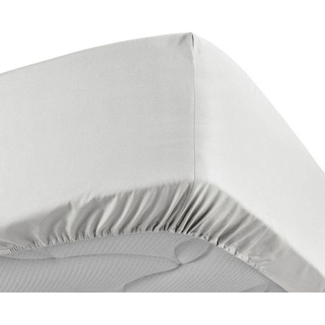 Drap Housse "Percaline" 90x190cm White (1/5)