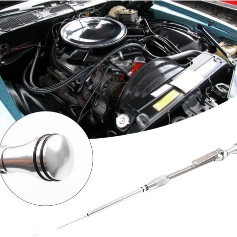 Car modification suitable for Chevrolet SBC80 stainless steel engine oil dipsticks: 305, 327, 350, 383, 400. (1/5)