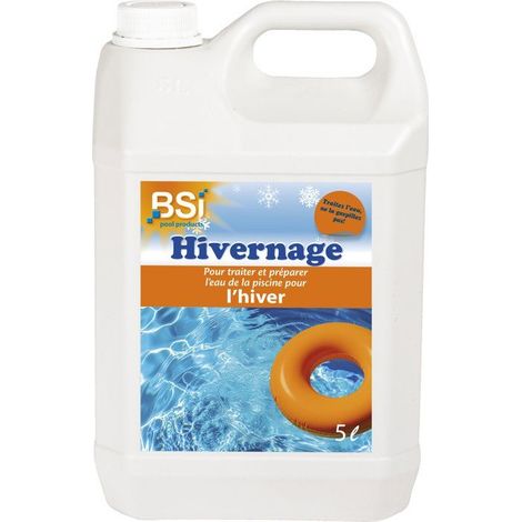 Produit hivernage piscine - BSI - Hivernage Liquide 5 L - Protection hiver - Anti dépôts - Eau piscine (1/3)