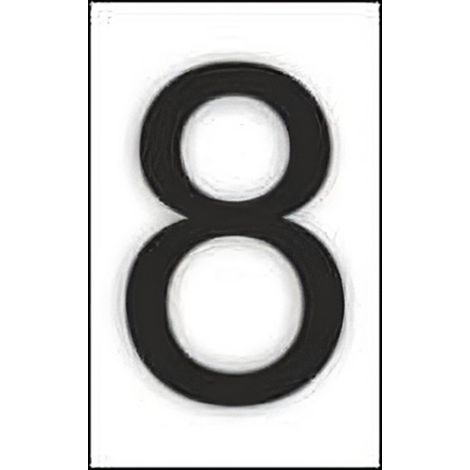 Adhesivo Número 8 para señal informativa (Pack de 10 uds) SEKURECO                         76 x 230 mm (1/2)