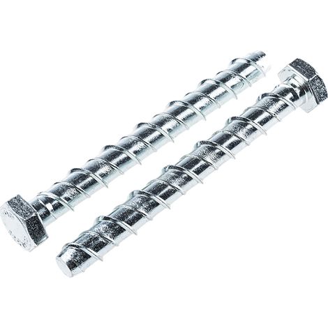 Tire-fond RS PRO, en Acier, 12mm x 100mm ( Prix pour Sachet de 10 )