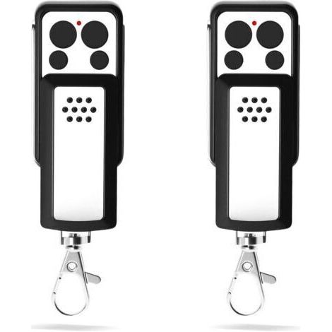 Lot de 2 Télécommandes de Portail 433,92 MHz – Compatible avec 114253, OLD 104250, RED 104257, 104251, 104350 – 4 Canaux, Code Tournant, Design à Glissière – Piles Incluses (2PCS) (1/5)