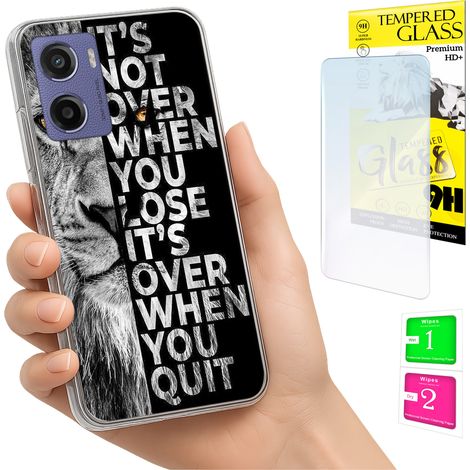 Funda para Motorola Moto E15 / Moto G05 con cubierta trasera y cristal 9H. (1/5)