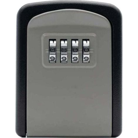 Coffre-fort cls, coffre-fort cls mural [tanche et antirouille] [utilisation en intrieur et en extrieur] pour la maison, l\'cole, le bureau, l\'usine, le garage, la bote cls (1/4)