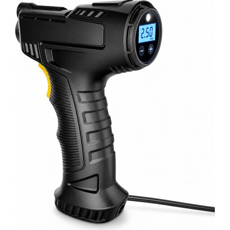 Gonfleur Voiture Filaire Portable avec Lampe d Urgence 132 mm (1/5)