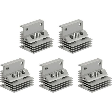 Hot-End-Kühlkörper-Set für K1/K1 MAX, Metallkühlkörper, 3D-Druckerzubehör, 5-teiliges Kühlkörper-Set