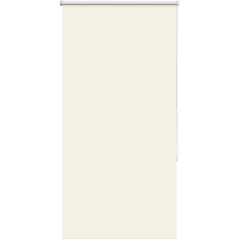 Verdunkelungsrollo Cremeweiß 75x150cm Stoffbreite 70,7 cm