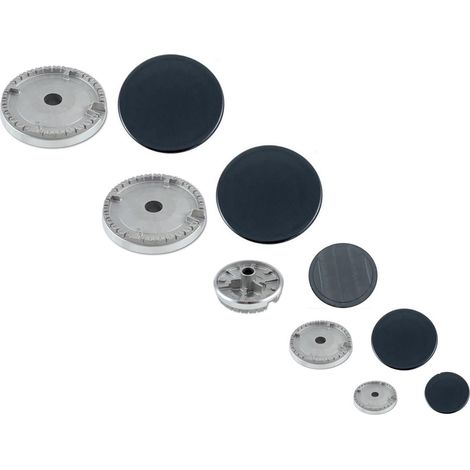 BRUCIATORE + SPARTIFIAMMA CUCINA 10 PZ PER ARISTON GLEM GAS INDESIT NARDI B 0239 (1/2)