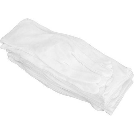 gants de protection 12 paires de gants en coton gants de travail pour la Protection des mains résistant chaussures emporte (1/4)