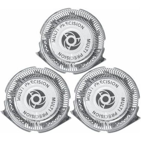 Têtes de rasage de rechange – 3 pièces pour rasoir Philips Série 5000 (modèles SH50, SH51, SH52, HQ8) – compatible, haute précision (1/5)