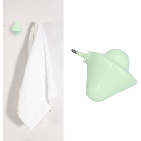 Crochets muraux décoratifs en résine, simples et créatifs, en forme de champignon, pour magasins de vêtements, crochets individuels (1/5)
