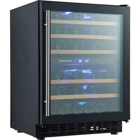 Réfrigérateur à vin à double zone - 133 l - porte en verre - 595x588x(h)820mm - Finedine (1/3)