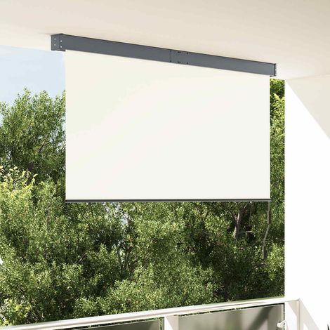 Store enrouleur Crème 180 x 250 cm Tissu et Aluminium (1/5)
