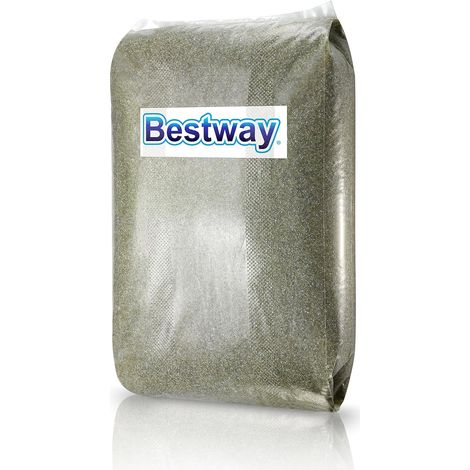 Bestway 58196 Sabbia Di Vetro Filtrante Per Pompa Filtro Piscina 0,5-1 mm 25 kg (1/2)