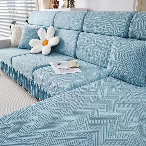 Wasserdichter Stretch-Sofabezug, universeller Stretch-Sofaschutz, Bezug für L-förmige Ecksofas, 1 Stück (1/5)
