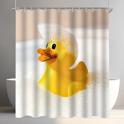 Duschvorhang 120x200 gelbe Ente Gelbe Ente H200 x B120 cm (1er Pack) (1/5)