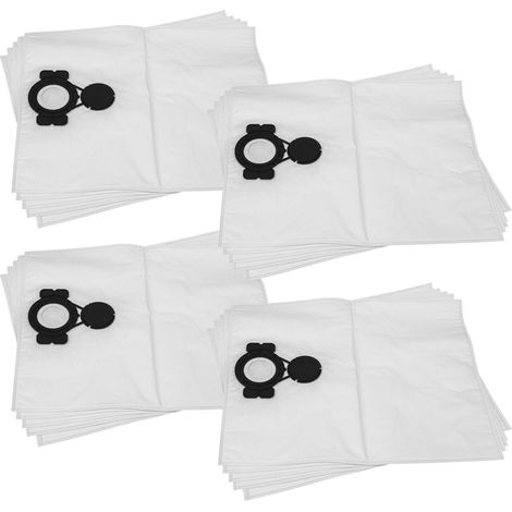 vhbw 20x Sacs compatible avec Milwaukee AS 250 ECP, AS 2-250 ELCP aspirateur - toison, volume de 25 l, 54cm x 41cm blanc (1/4)