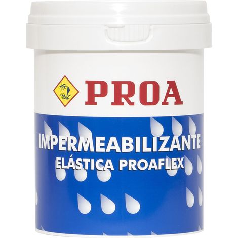 Impermeabilizante elástica pisable. PROAFLEX. 0.75 L VERDE FRONTÓN