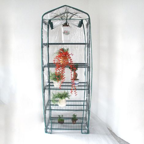 Film isolant transparent imperméable et antigel pour véranda, serre de jardin ou autre serre, bâche extérieure en PVC transparent (1/5)