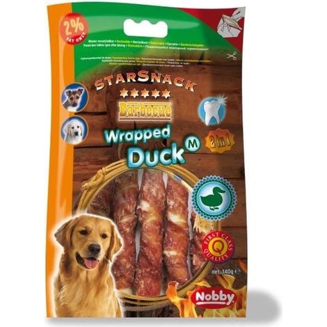 Nobby StarSnack Wrapped Duck 140 g Soft Snack