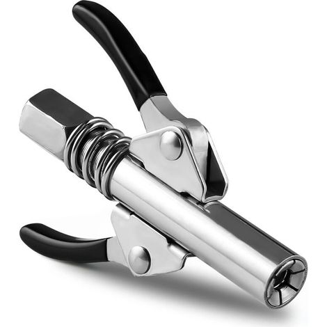 Connecteur Piston Graisse - Acier Inoxydable - 1/8 NPT - Pression Max 10000 Psi - Compatible Tous Pistolets Graisse - 1 Pièce (1/5)