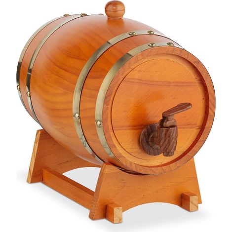 Barril pequeño de madera de 2,2 litros (1/5)