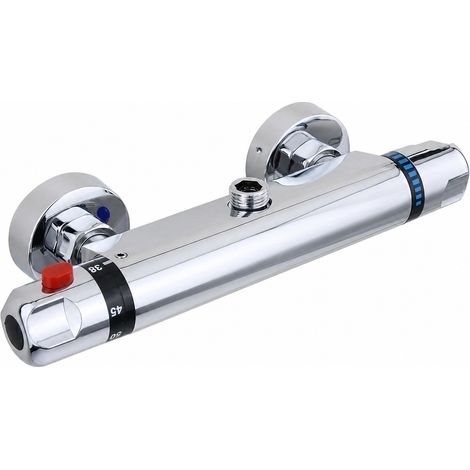Mitigeur Thermostatique de Douche Encastrable en Laiton 38 °C (1/5)