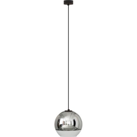 Suspension Nowodvorski GLOBE chrome/noir verre Ø20 E27 (1/2)