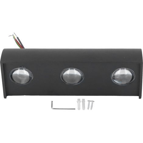 3W Aluminium LED Appliques Murales 3LEDs Glareless Doux Chaud Lumière Extérieure En Aluminium Simple Moderne Applique Salon Chambre Lampe De Chevet Bar KTV Allée Couloir Lampe (1/5)