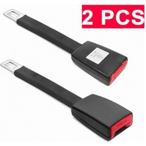 2 Prolongateur ceinture sécurité,ABS durable,25cm,accès verrouillage,universel voiture (1/4)