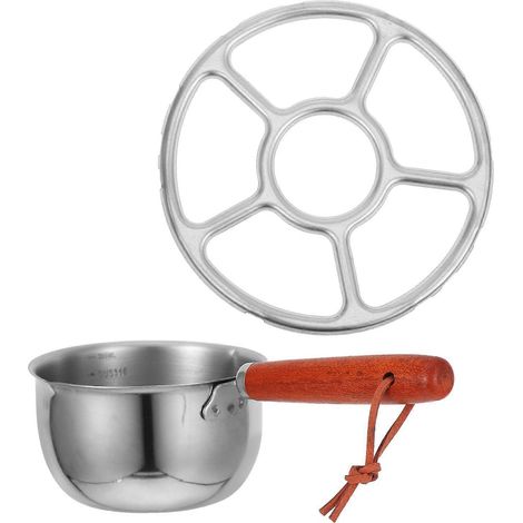 Petite casserole à lait compacte en acier inoxydable, idéale pour la cuisine domestique (lot de 4). (1/5)