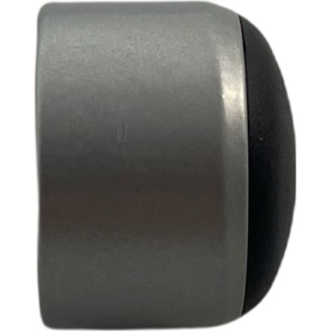 Butoir mural/bequille en aluminium époxy & bague en élastomère (caoutchouc) noir. Diamètre 30mm Hauteur 22mm.MADE IN FRANCE (1/4)