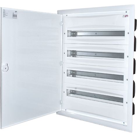 Schalttafel eti erp24-4 4 Reihen Metalltür