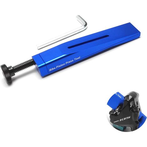 Outil de Presse à Piston pour étrier de Frein, Outil à Piston d’étrier de Frein à Disque hydraulique de vélo, Compatible avec l’étrier de Frein, Bleu. (1/5)