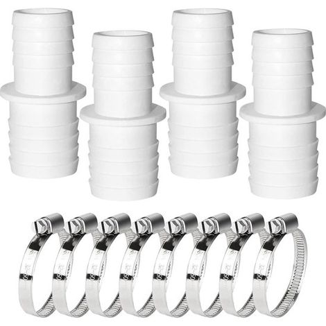 Reduzierstück – 4-teilig, 38 mm auf 32 mm, mit 4 Edelstahlklemmen (1/4)