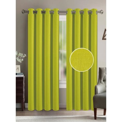 Rideaux - HOME DECO - 140 x 260 cm - Effet Lin - 12 Coloris - Lavable 30°C